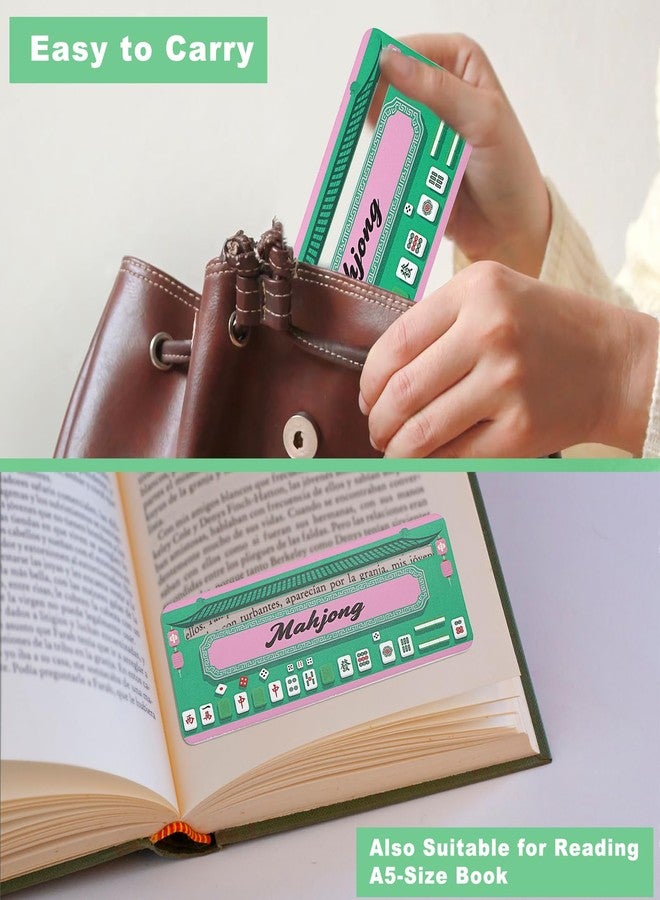 Hoowen 4 Pcs Mahjong Line Reader, Mahjong Card Guide and Line Finder for NMJL Card Beginners Seniors Must Have, Friendly Travel, Parties, Game Nights Rules Helper & Mahjong Accessories Gifts - Image 5